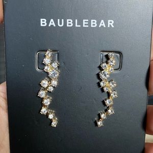 Crystal cascade earrings